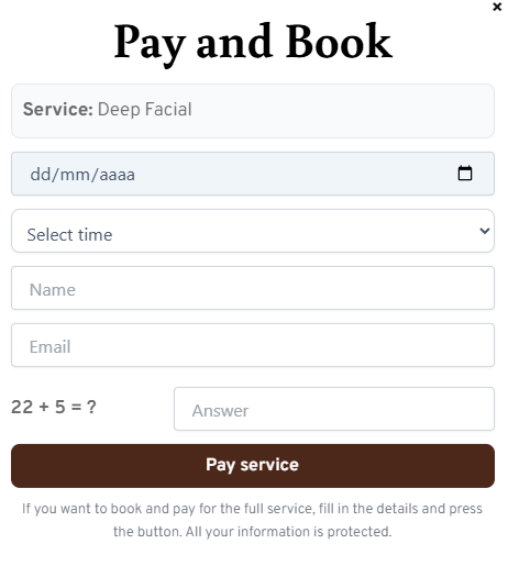 Reservations Plugin - WordPress