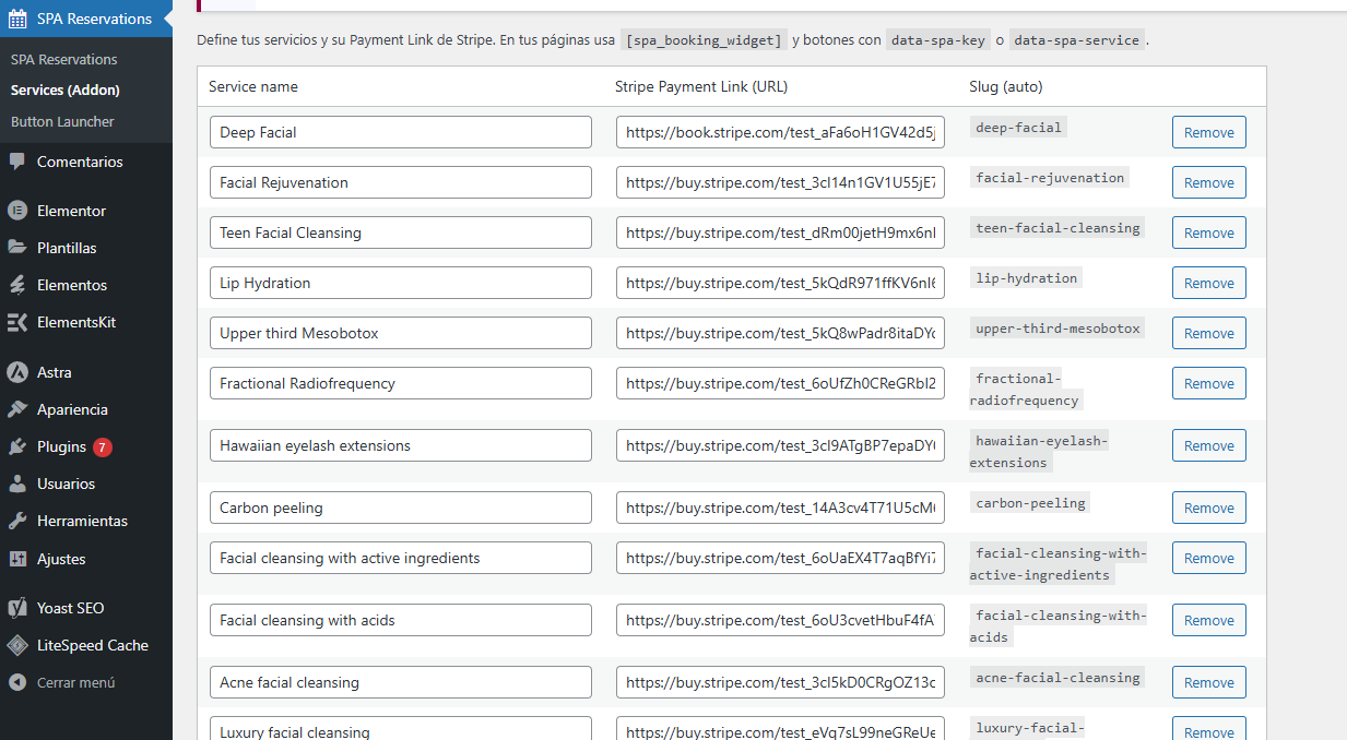 Reservations Plugin - WordPress